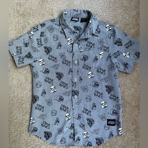 Star Wars button down shirt